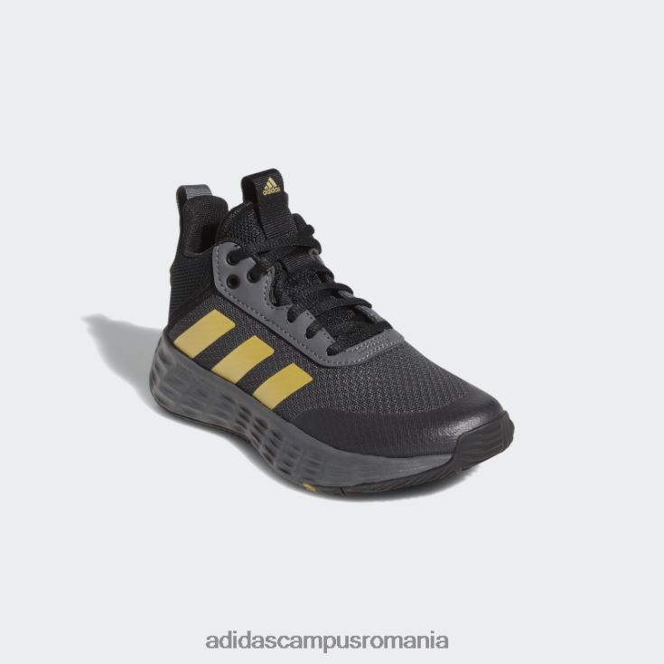 adidas campus romania pantofi gri ownthegame 2.0 copii gri/auriu mat/negru J266N211368