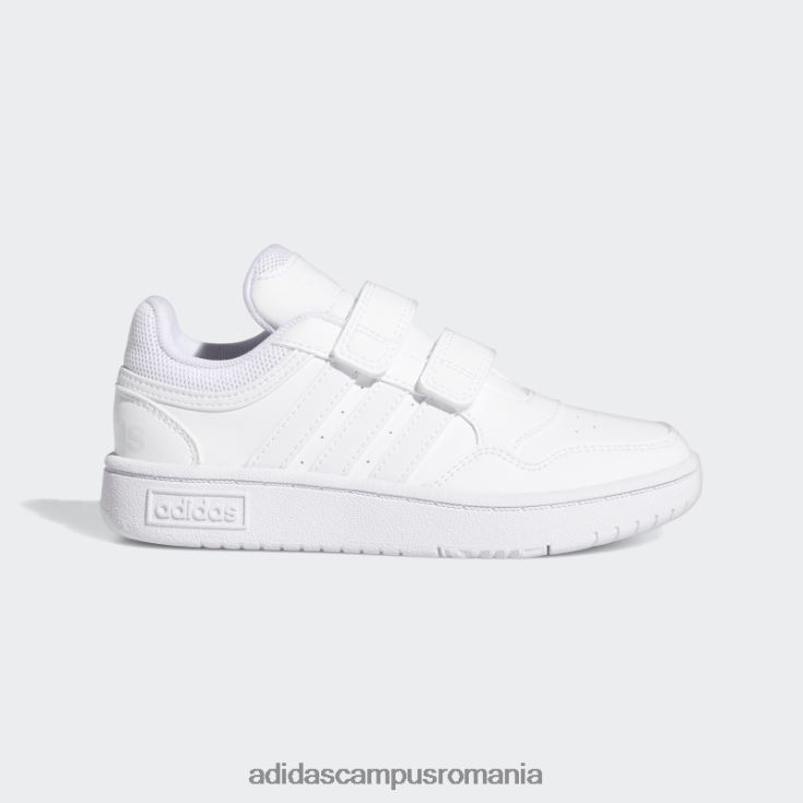 adidas campus romania pantofi hoops lifestyle baschet cu cârlig și buclă adidas alb copii alb J266N217700