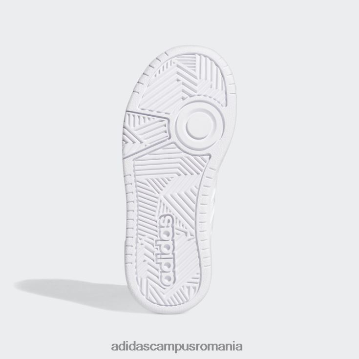 adidas campus romania pantofi hoops lifestyle baschet cu cârlig și buclă adidas alb copii alb J266N217700