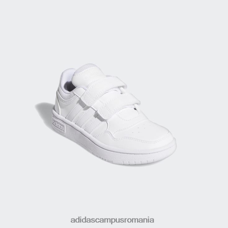 adidas campus romania pantofi hoops lifestyle baschet cu cârlig și buclă adidas alb copii alb J266N217700