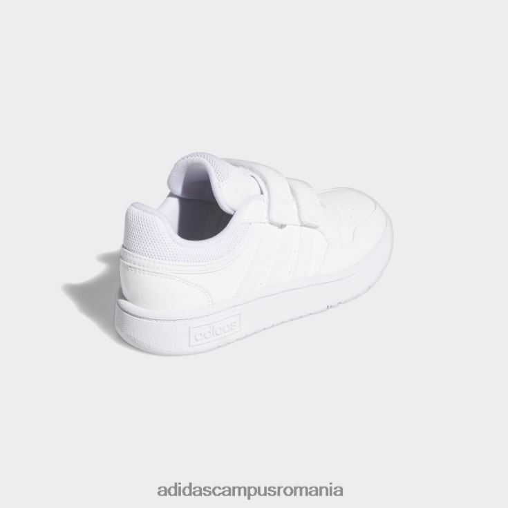 adidas campus romania pantofi hoops lifestyle baschet cu cârlig și buclă adidas alb copii alb J266N217700