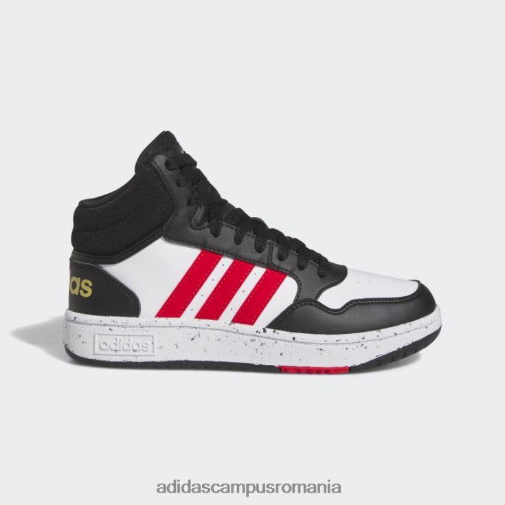 adidas campus romania pantofi mid hoops alb adidas copii alb/rosu/negru J266N211352