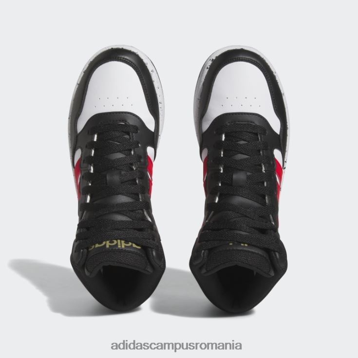 adidas campus romania pantofi mid hoops alb adidas copii alb/rosu/negru J266N211352