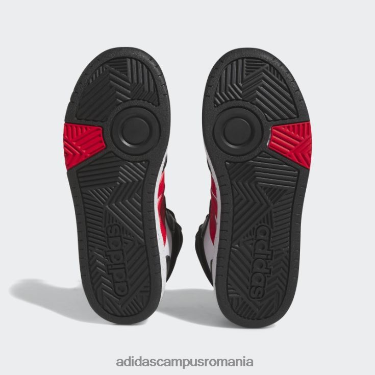 adidas campus romania pantofi mid hoops alb adidas copii alb/rosu/negru J266N211352