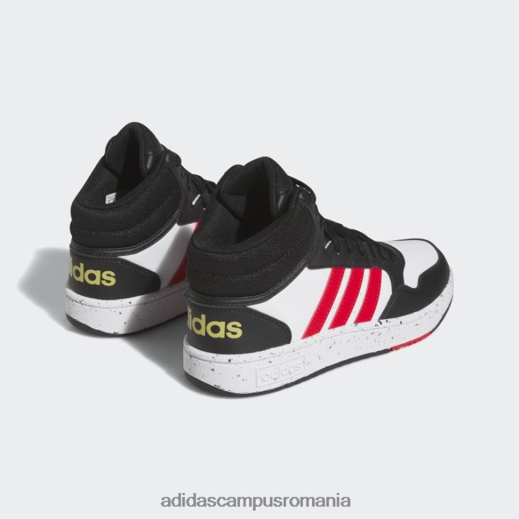 adidas campus romania pantofi mid hoops alb adidas copii alb/rosu/negru J266N211352