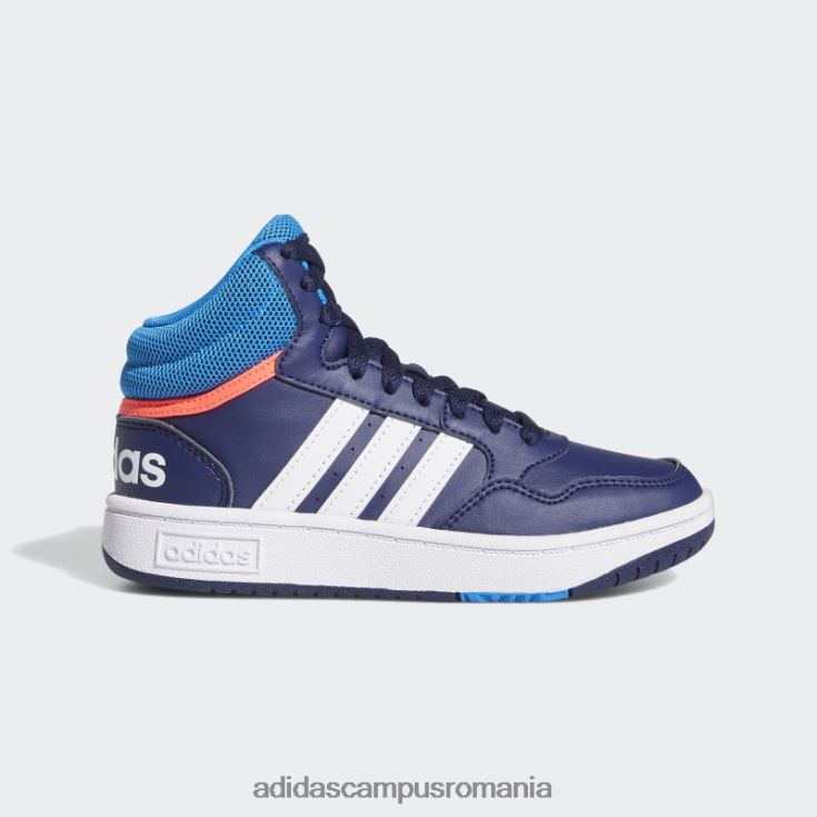 adidas campus romania pantofi mijlocii hoops albastru închis copii albastru închis/albastru rush/turbo J266N211227