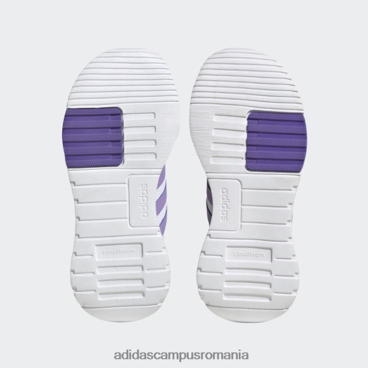 adidas campus romania pantofi mint racer tr21 copii alb/violet/mentă J266N211375