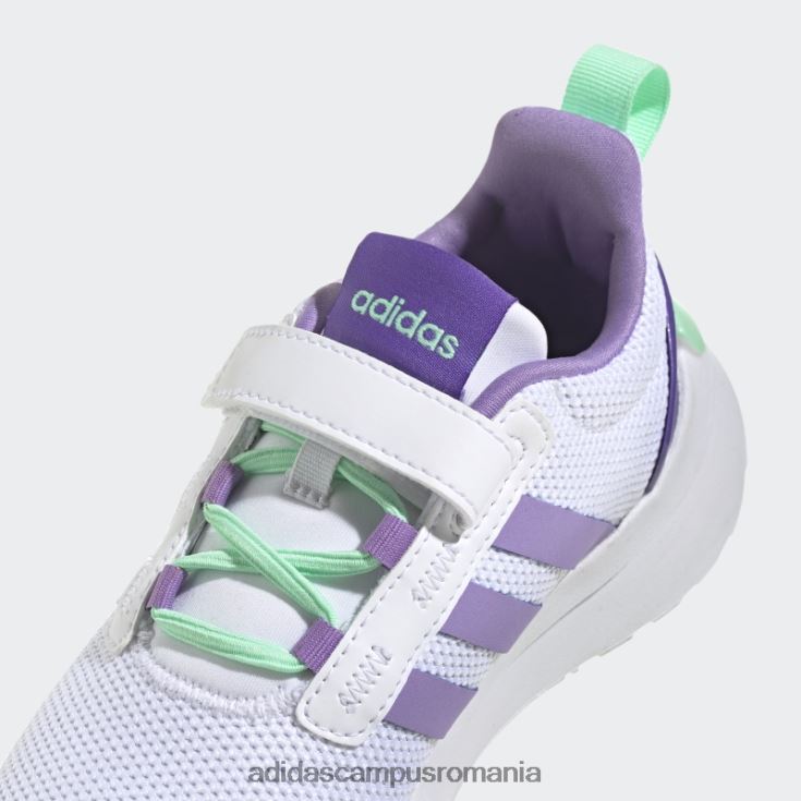 adidas campus romania pantofi mint racer tr21 copii alb/violet/mentă J266N211375