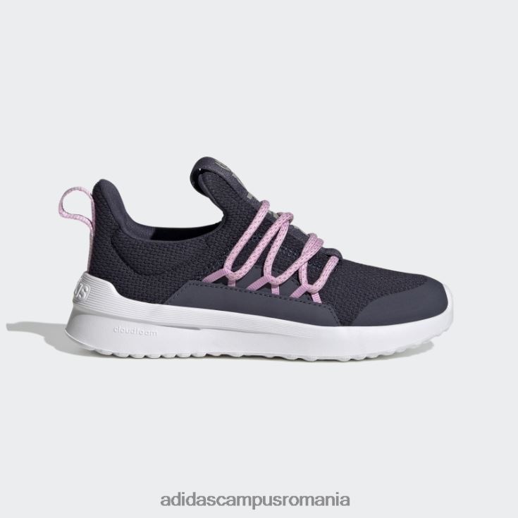 adidas campus romania pantofi navy lite racer adapt 4.0 cu dantelă copii bleumarin/cerneală/liliac J266N211399