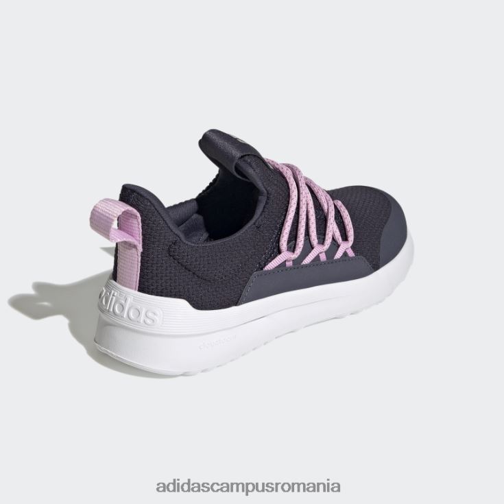 adidas campus romania pantofi navy lite racer adapt 4.0 cu dantelă copii bleumarin/cerneală/liliac J266N211399