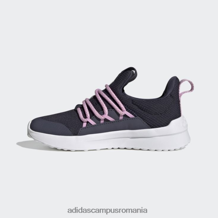 adidas campus romania pantofi navy lite racer adapt 4.0 cu dantelă copii bleumarin/cerneală/liliac J266N211399