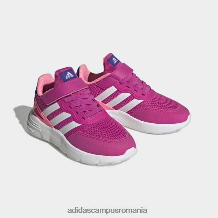 adidas campus romania pantofi nebzed cu curea din dantelă elastică fucsia copii fucsia/alb J266N217918