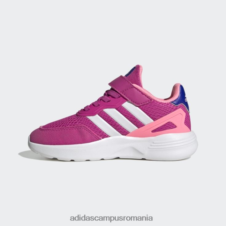adidas campus romania pantofi nebzed cu curea din dantelă elastică fucsia copii fucsia/alb J266N217918