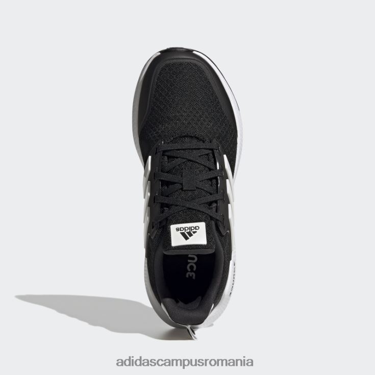 adidas campus romania pantofi negri eq21 run 2.0 bounce sport alergare din dantela copii alb negru J266N212040