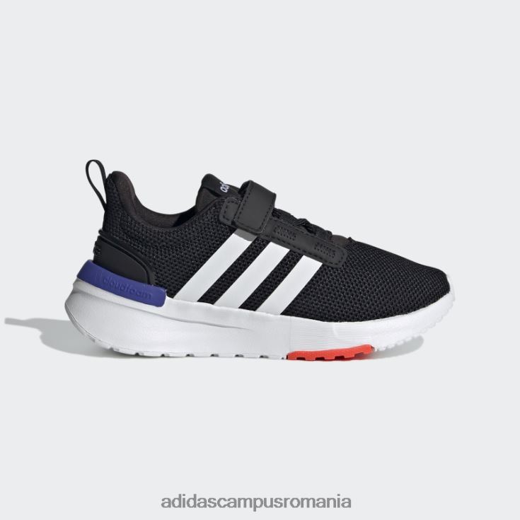 adidas campus romania pantofi negri racer tr21 copii negru/alb/cerneală J266N211363