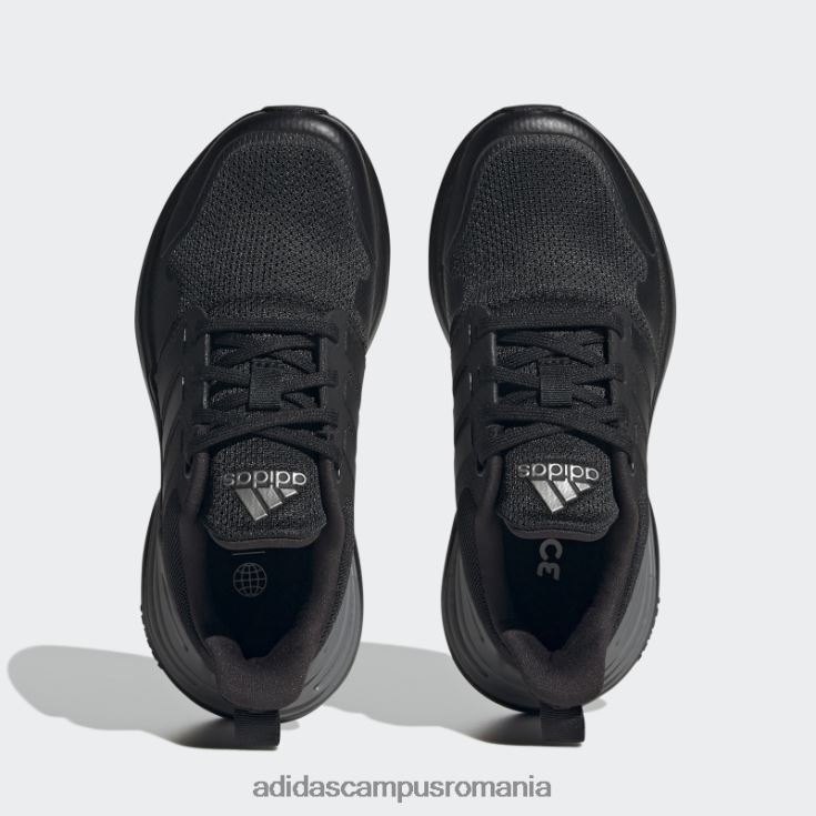 adidas campus romania pantofi negri rapidasport bounce dantela adidas copii negru/fier metalic J266N217877