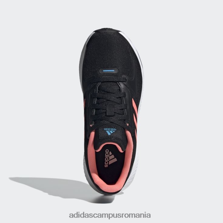 adidas campus romania pantofi negri runfalcon 2.0 adidas copii negru / roșu acid / papură a cerului J266N218123