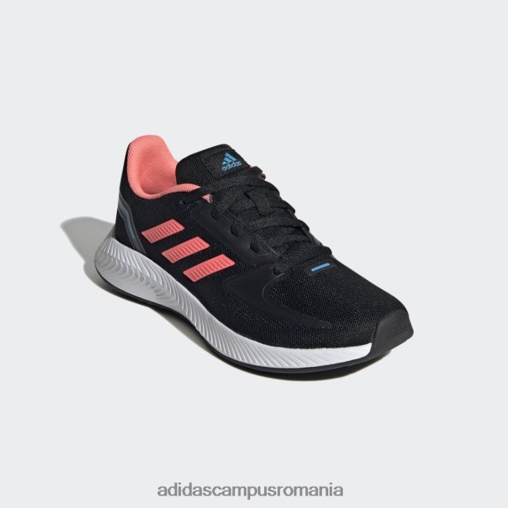 adidas campus romania pantofi negri runfalcon 2.0 adidas copii negru / roșu acid / papură a cerului J266N218123