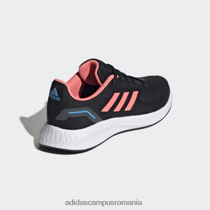 adidas campus romania pantofi negri runfalcon 2.0 adidas copii negru / roșu acid / papură a cerului J266N218123