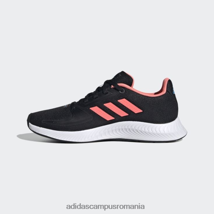 adidas campus romania pantofi negri runfalcon 2.0 adidas copii negru / roșu acid / papură a cerului J266N218123