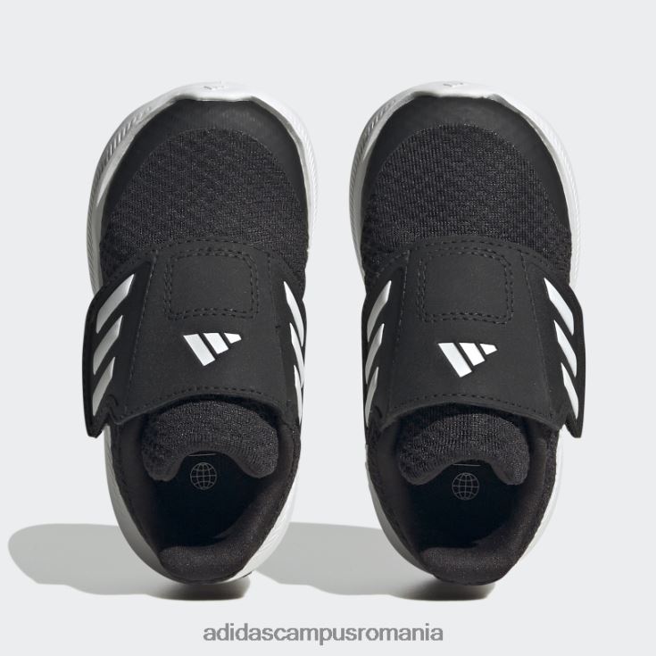 adidas campus romania pantofi negri runfalcon 3.0 cu cârlig și buclă copii alb negru J266N217902
