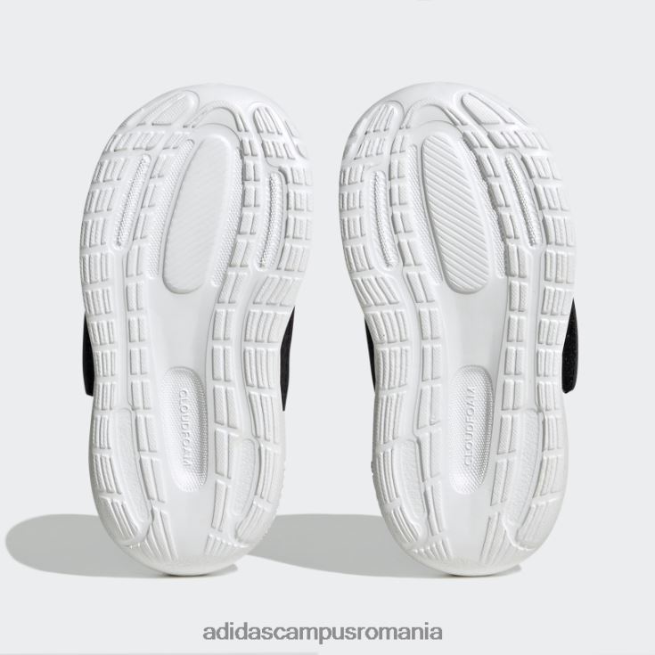 adidas campus romania pantofi negri runfalcon 3.0 cu cârlig și buclă copii alb negru J266N217902