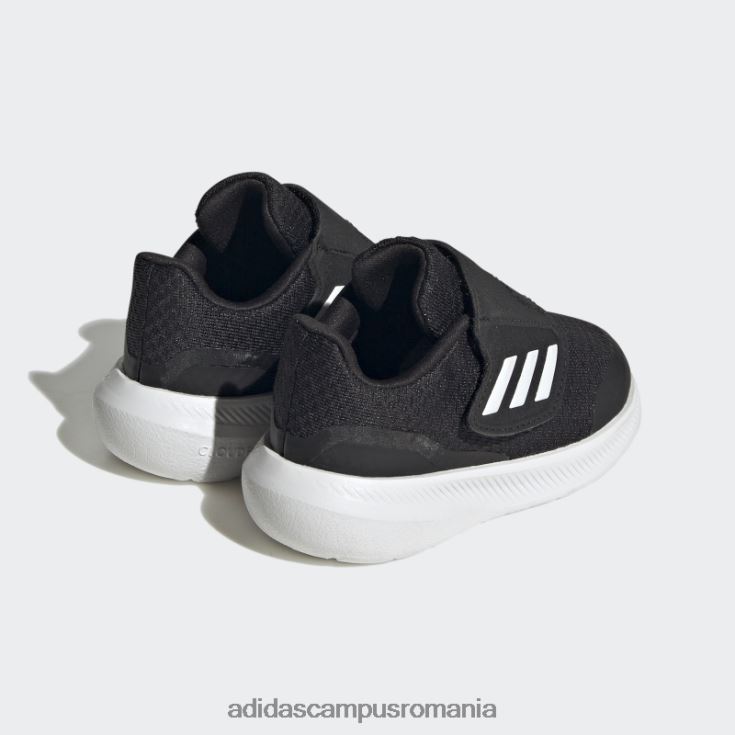 adidas campus romania pantofi negri runfalcon 3.0 cu cârlig și buclă copii alb negru J266N217902