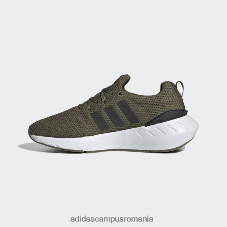 adidas campus romania pantofi olive swift run 22 copii măsline/negru/alb J266N218155