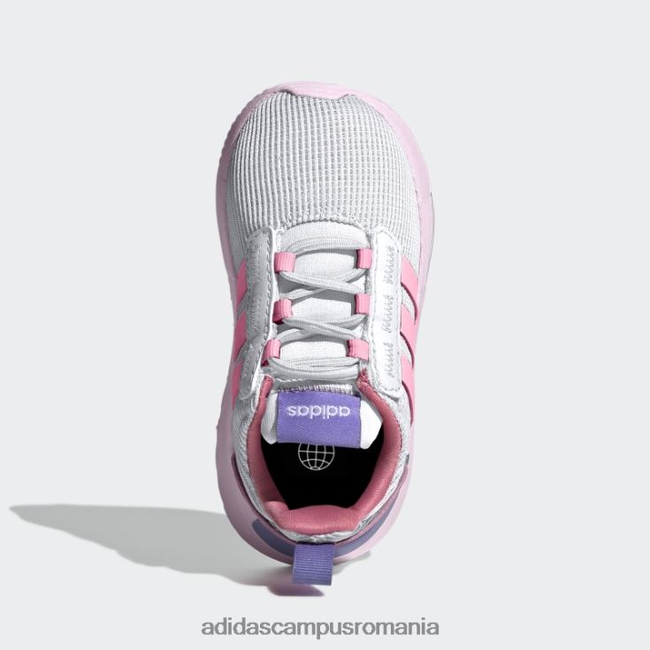 adidas campus romania pantofi racer tr21 ton trandafir copii alb/ton trandafir/roz J266N211529