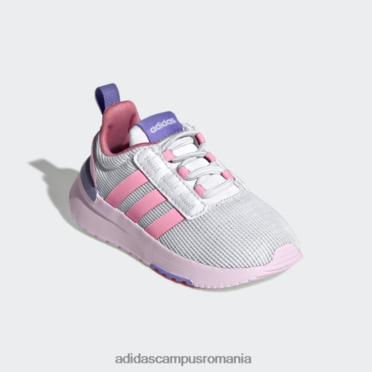 adidas campus romania pantofi racer tr21 ton trandafir copii alb/ton trandafir/roz J266N211529