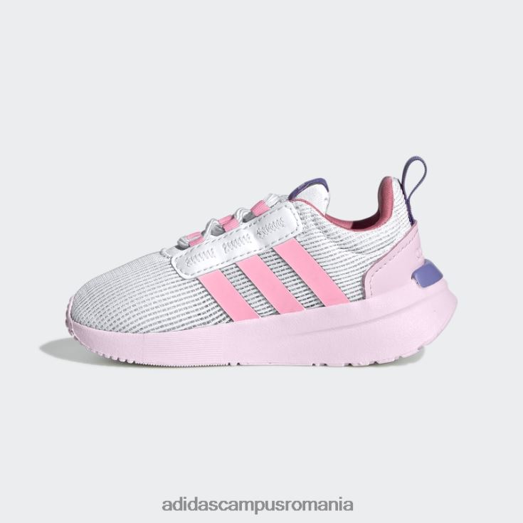 adidas campus romania pantofi racer tr21 ton trandafir copii alb/ton trandafir/roz J266N211529