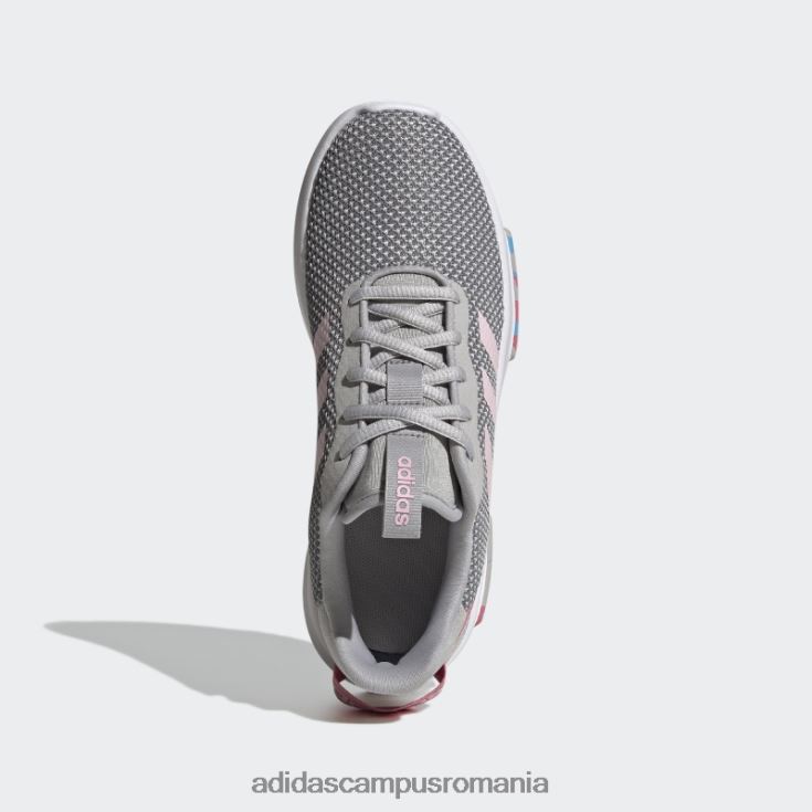 adidas campus romania pantofi racer tr 2.0 gri copii ton gri/roz/trandafir J266N211438