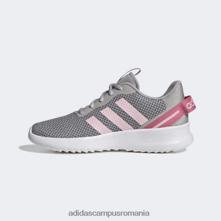 adidas campus romania pantofi racer tr 2.0 gri copii ton gri/roz/trandafir J266N211438