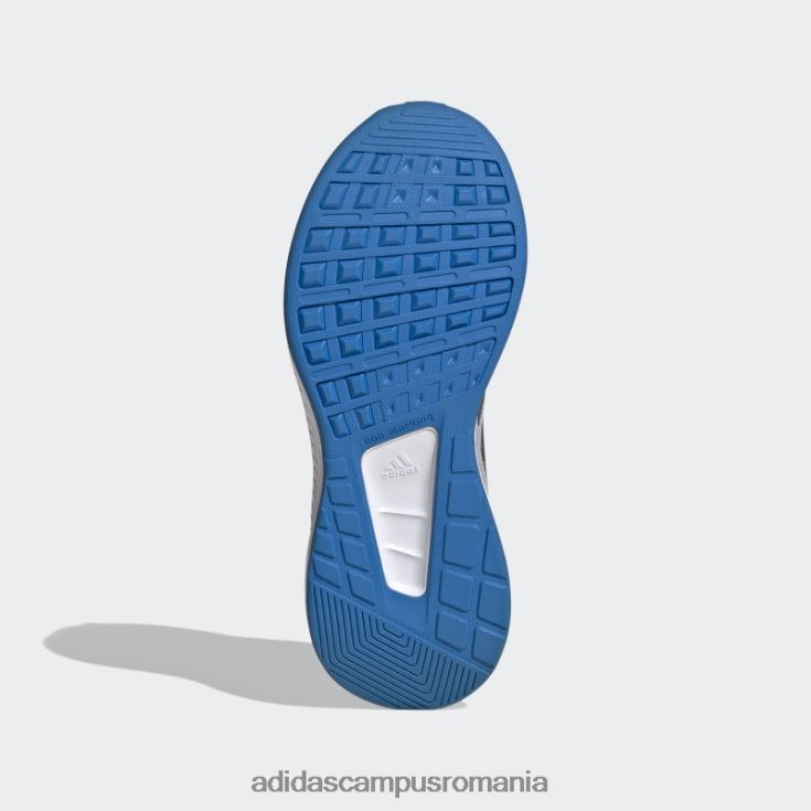 adidas campus romania pantofi runfalcon 2.0 argintii copii argintiu/fier metalic/albastru J266N218260