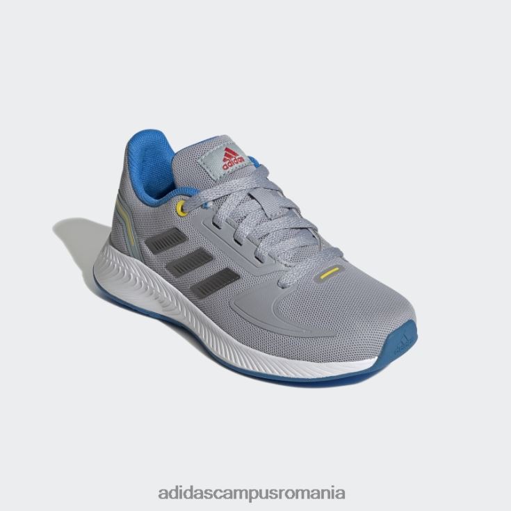 adidas campus romania pantofi runfalcon 2.0 argintii copii argintiu/fier metalic/albastru J266N218260