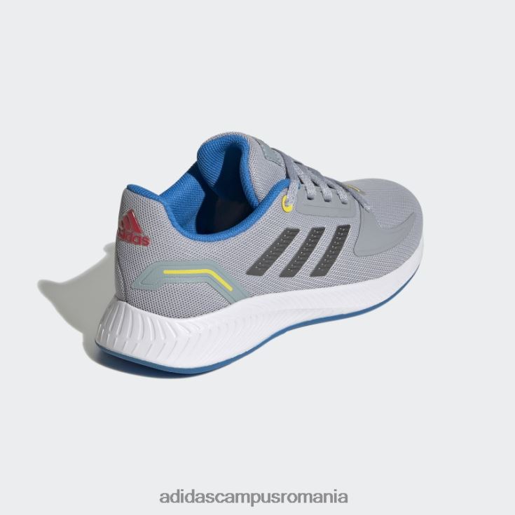 adidas campus romania pantofi runfalcon 2.0 argintii copii argintiu/fier metalic/albastru J266N218260