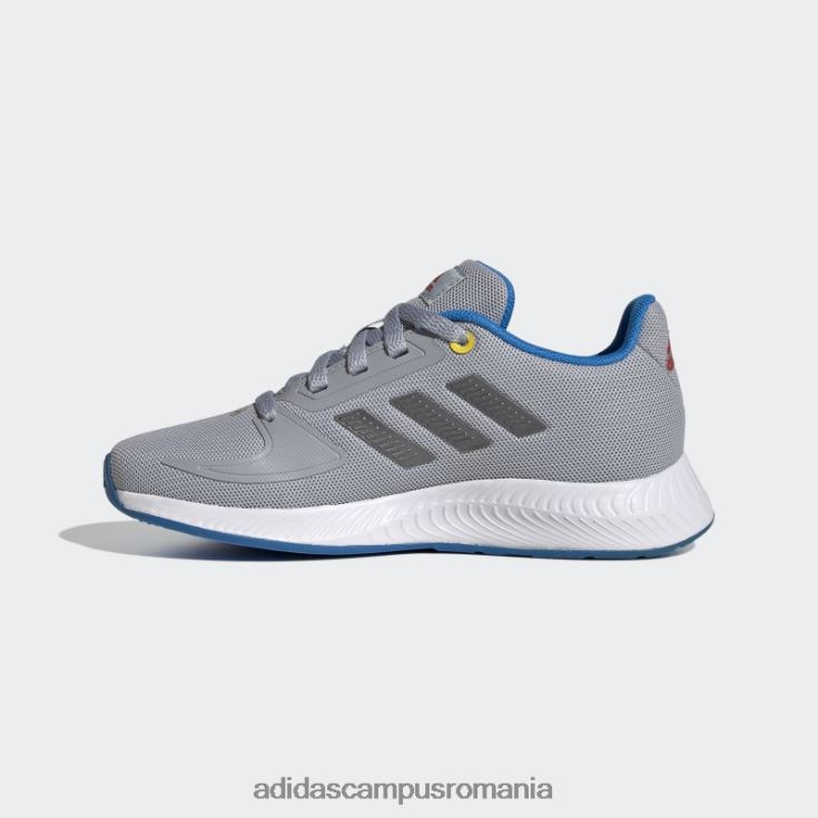 adidas campus romania pantofi runfalcon 2.0 argintii copii argintiu/fier metalic/albastru J266N218260