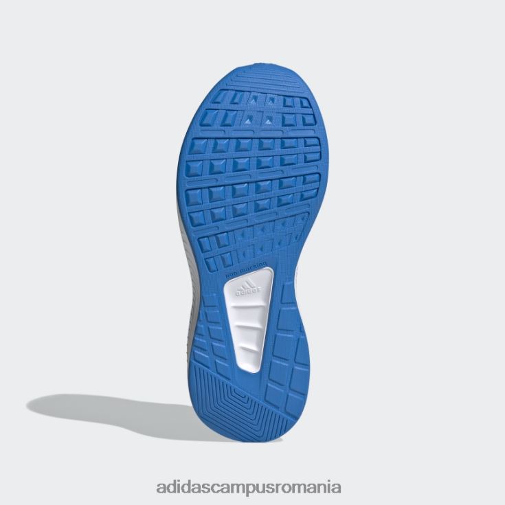 adidas campus romania pantofi runfalcon 2.0 blue rush copii negru/albastru papură/alb J266N218149