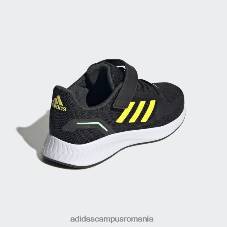 adidas campus romania pantofi runfalcon 2.0 negru adidas copii negru/galben/verde fascicul J266N211442