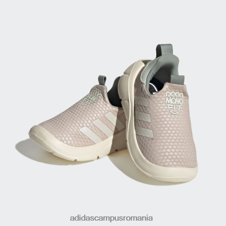 adidas campus romania pantofi slip-on de stil de viață taupe monofit trainer copii taupe/alb/verde J266N218023