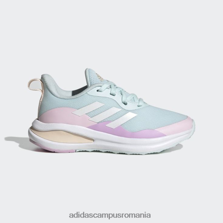 adidas campus romania pantofi sport de alergare fortarun din dantela albi copii albastru/alb/roz J266N211483