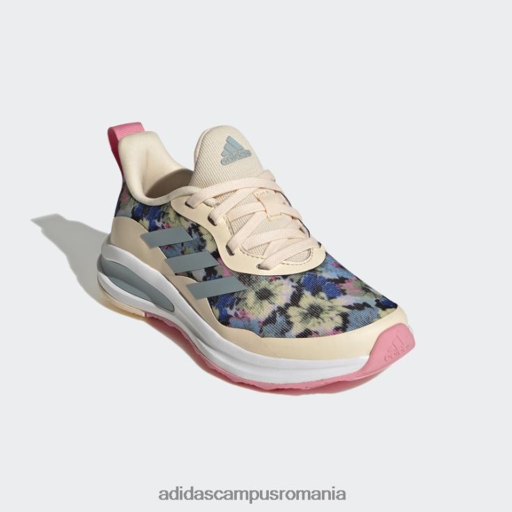 adidas campus romania pantofi sport de alergare fortarun din dantela portocalii copii portocaliu/gri met/roz J266N211491
