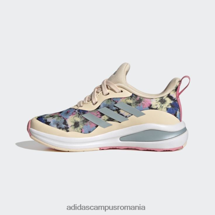 adidas campus romania pantofi sport de alergare fortarun din dantela portocalii copii portocaliu/gri met/roz J266N211491