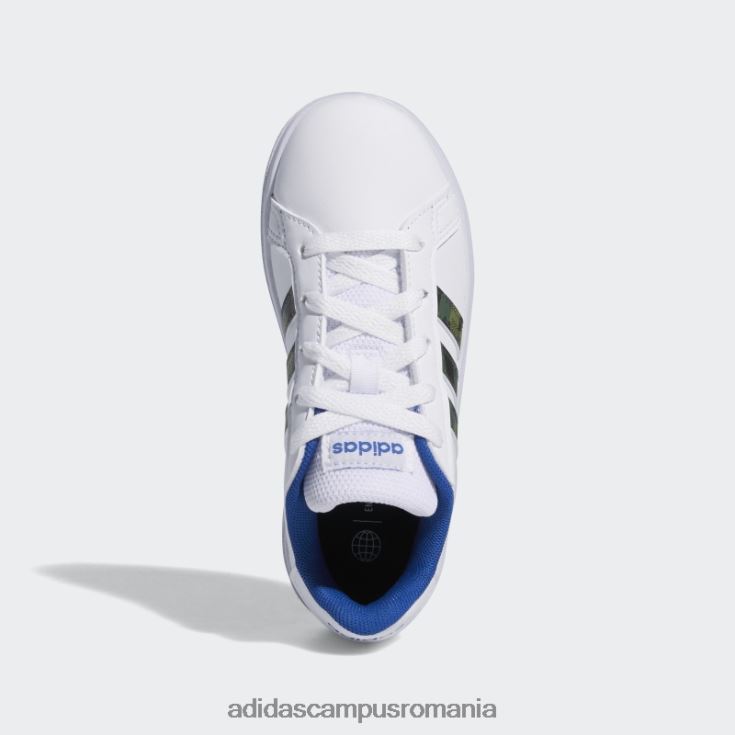 adidas campus romania pantofi tenis grand court lifestyle dantela alb adidas copii alb/verde oxid/albastru regal J266N211430