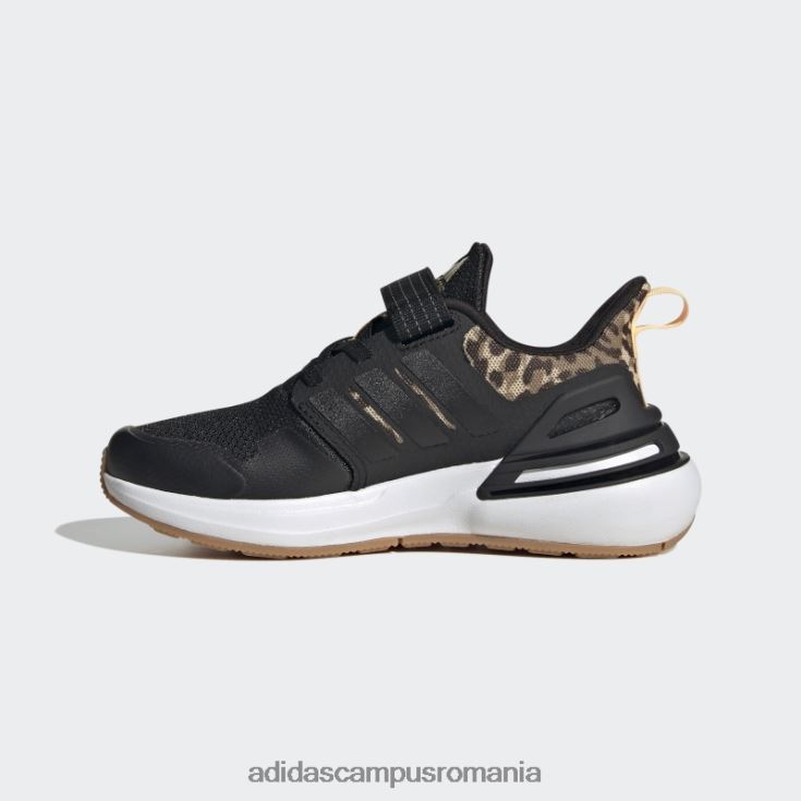adidas campus romania rapidasport bounce elastic cu dantela pantofi cu curea neagra adidas copii negru/auriu metalic J266N218018
