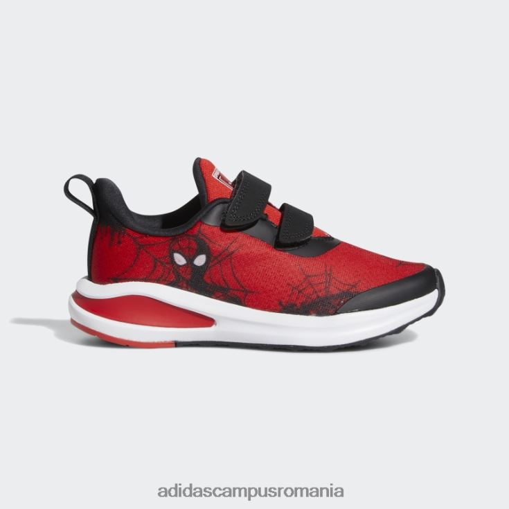 adidas campus romania red x marvel spider-man fortarun pantofi fierbinti copii roșu/negru/alb J266N218192