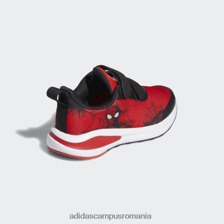 adidas campus romania red x marvel spider-man fortarun pantofi fierbinti copii roșu/negru/alb J266N218192