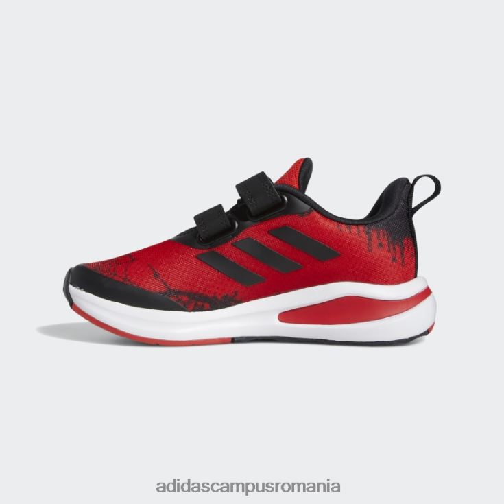 adidas campus romania red x marvel spider-man fortarun pantofi fierbinti copii roșu/negru/alb J266N218192