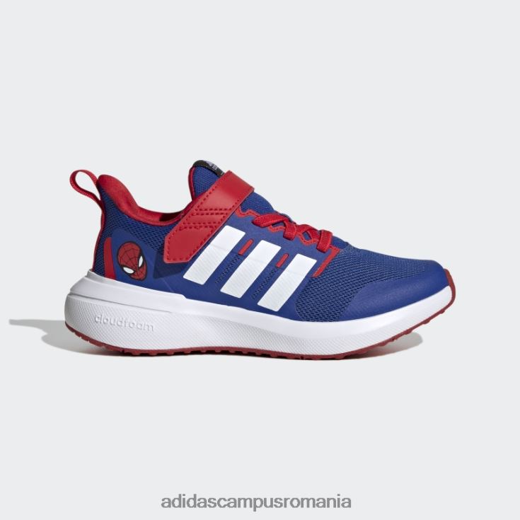 adidas campus romania royal blue x marvel fortarun spider-man 2.0 cloudfoam sport dantela top pantofi cu curea fierbinte copii albastru regal/alb/stacojiu J266N219115