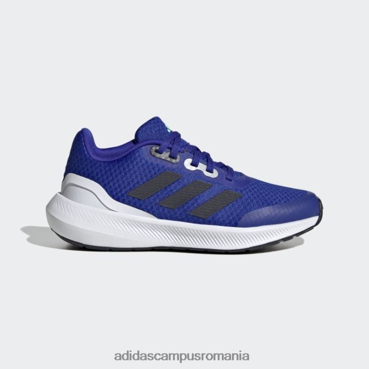 adidas campus romania runfalcon 3 pantofi dantela albastru copii albastru/cerneală/alb J266N218014